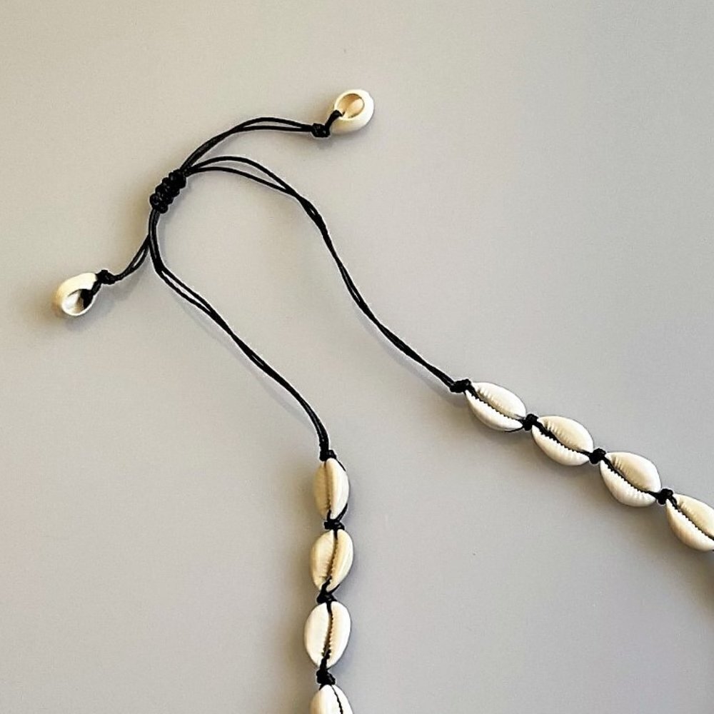 NEW NATURAL CONCH SHELLS CHOCKER NECKLACE - Picture 5 of 7